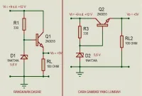 rangkaian regulator 12 volt