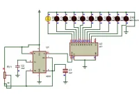 rangkaian running led sederhana